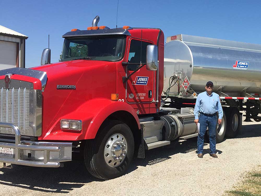 Stockton, Kansas - Jones Oil Transportation Services - truck photo